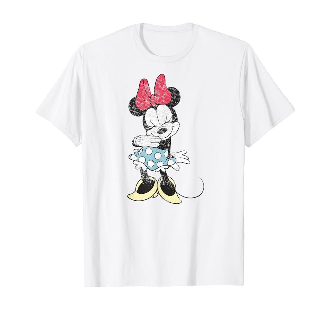 Disney Shy Minnie Mouse T-Shirt | Amazon (US)