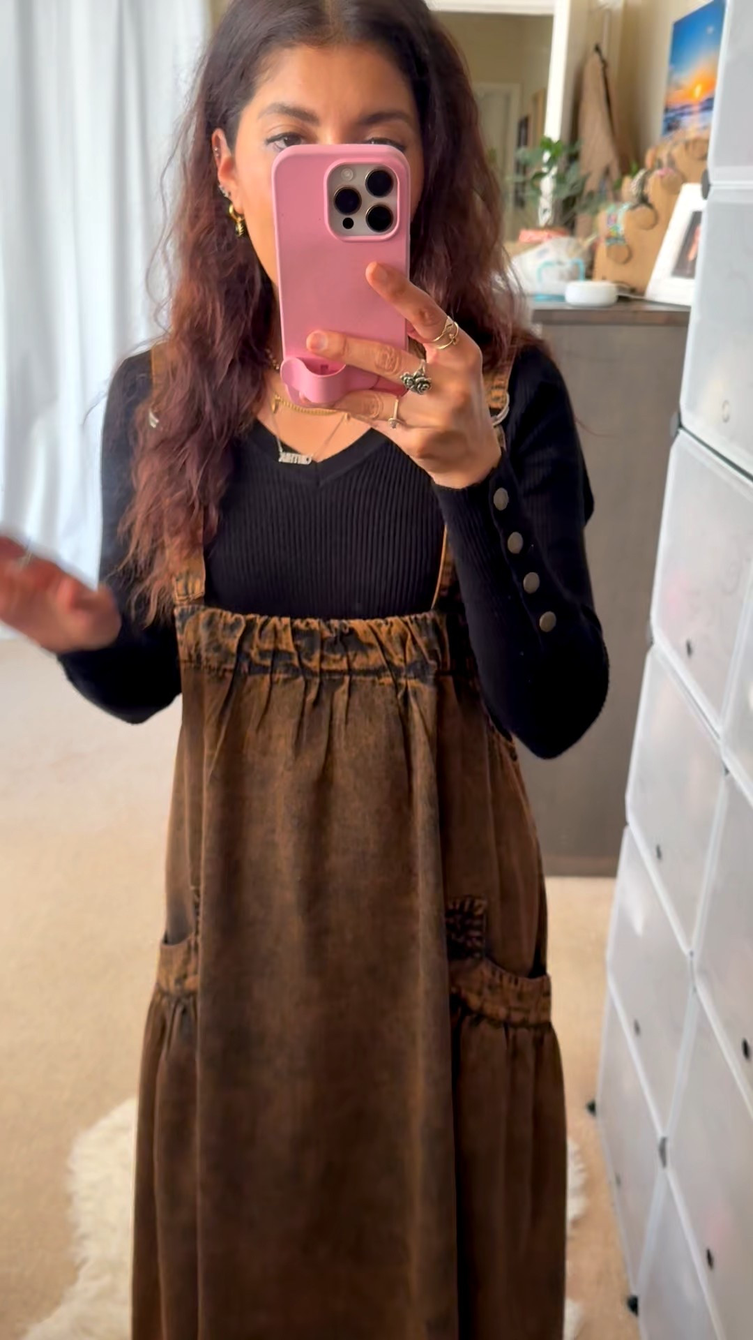 The easiest denim dress you’ll ever wear 💙
Loose fit, functional pockets, and so versatile — style it with sneakers, boots, or Uggs. I wore this out today and got so many compliments. Effortless, comfy, and on trend.
Size S for reference.



denim dress
casual denim dress
loose fit dress
everyday outfit
fall casual outfit
winter casual dress
dress with pockets
sneaker outfit
boot outfit
ugg outfit
effortless fashion

#LTKFindsUnder50 #LTKBump #LTKootd