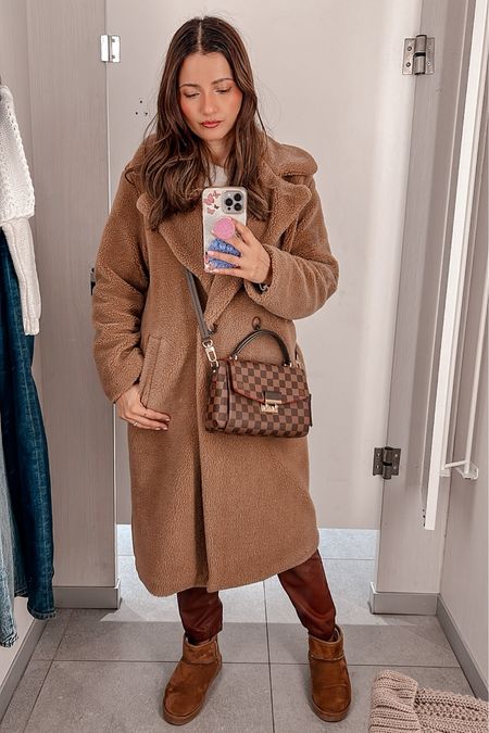 Shopping day ootd teddy coat LV croisettee

#LTKfindsunder50 #LTKstyletip #LTKitbag