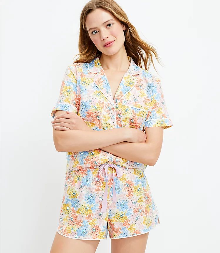 Hydrangea Pajama Shorts | LOFT | LOFT