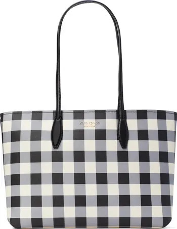 all day gingham print large tote | Nordstrom