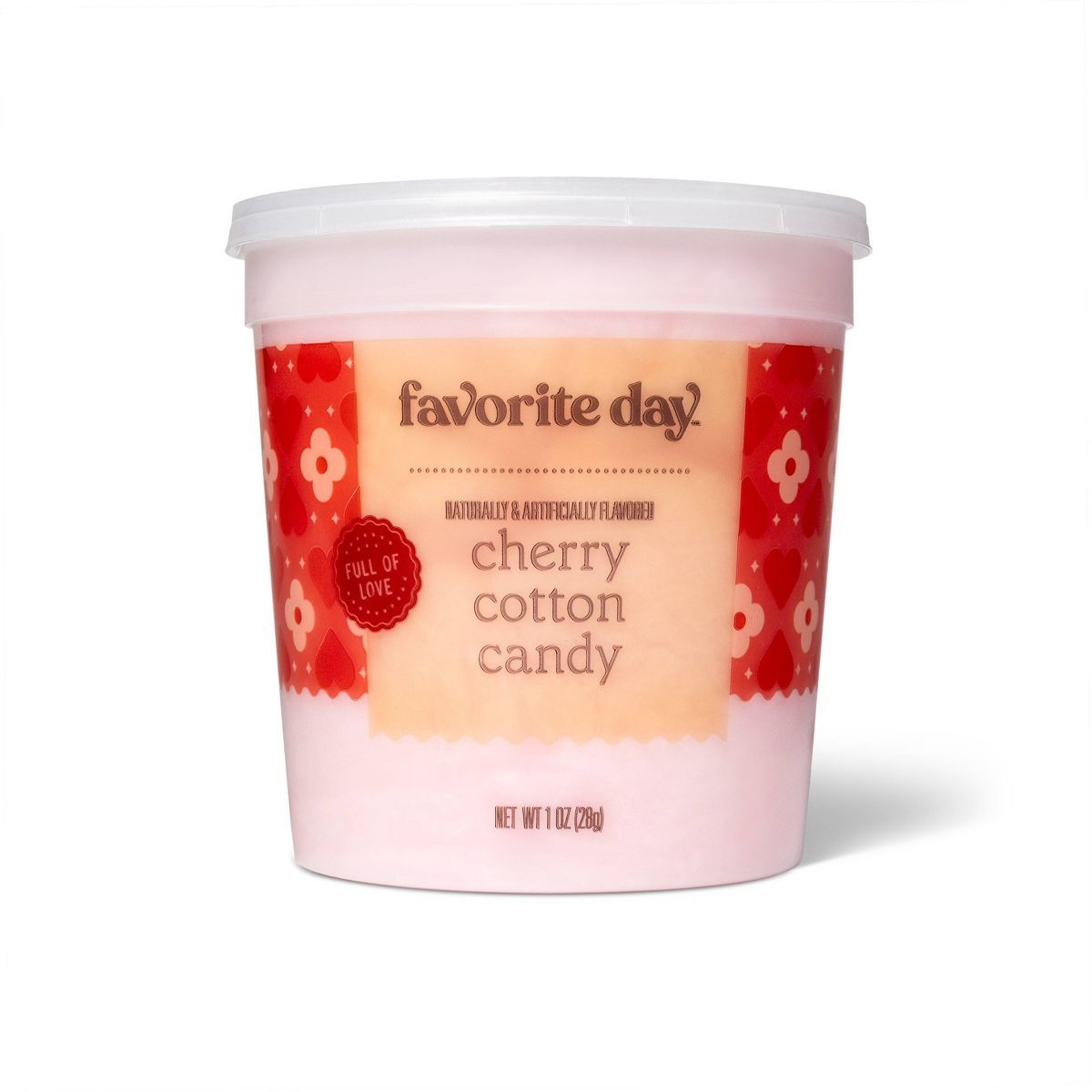 Valentine's Cherry Cotton Candy Tub - 1oz - Favorite Day™ | Target
