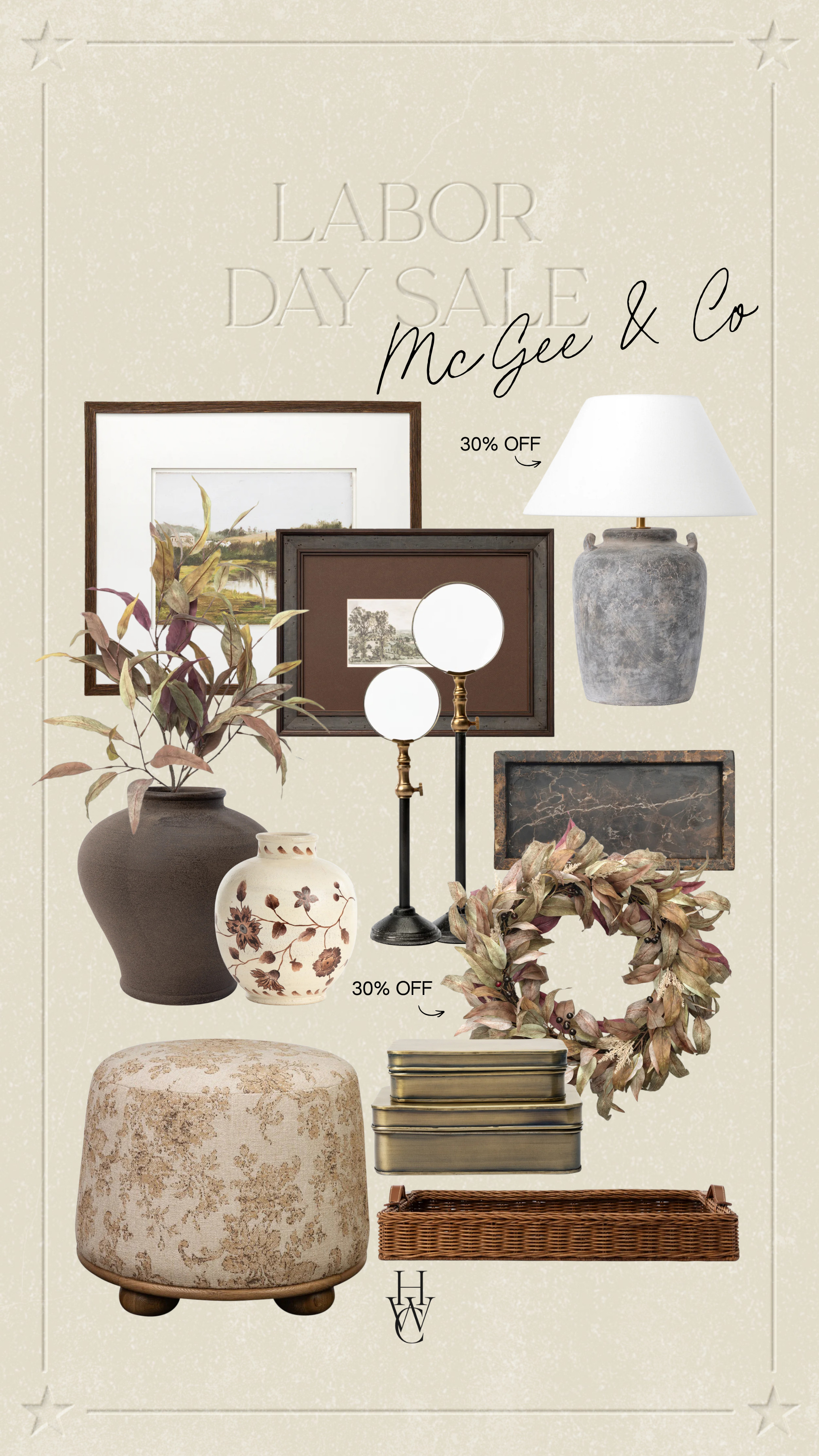 McGee & Co Labor Day Sale! McGee & Co Home / McGee & Co Decor / End of Summer Sale / Fall Throw Blankets / Knit Throw Blankets / Fall Decor / Fall Candles / Brass Trays / Fluted Vases / Fluted Candlestick Holders / Fall Framed Art / Fall Greenery / Fall Wreaths / Fall Stems / Accent Ottomans / Decorative Bowls / Decorative Trays / Decorative Boxes / Woven Storage Boxes / Coffee Table Decor / Bookshelf Decor / Textured Vases / Faux Branches and Greenery / Marble Accents / Linen Accents / Faux Florals / Dark Blanket Baskets / Travertine Decor / Ivory Planters / Wood Bead Garlands / Brass Candlestick Holders / Scalloped Pillows / Textured Bowls / Layered Framed Art / Emerald Green Marble / Earth Toned Decor / 
 

 #LTKSeasonal #LTKHome #LTKSaleAlert