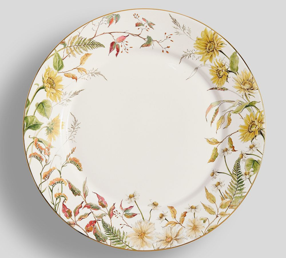 Bedford Harvest Stoneware Dinner Plates, Set of 4 | Pottery Barn (US)