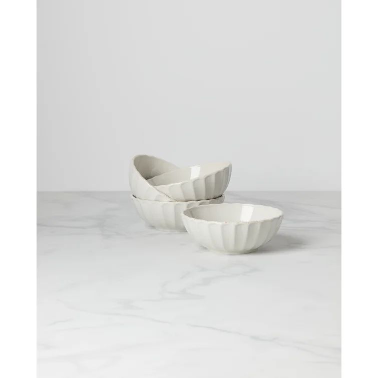 French Perle Scallop 4-Piece Bowl Set | Wayfair North America