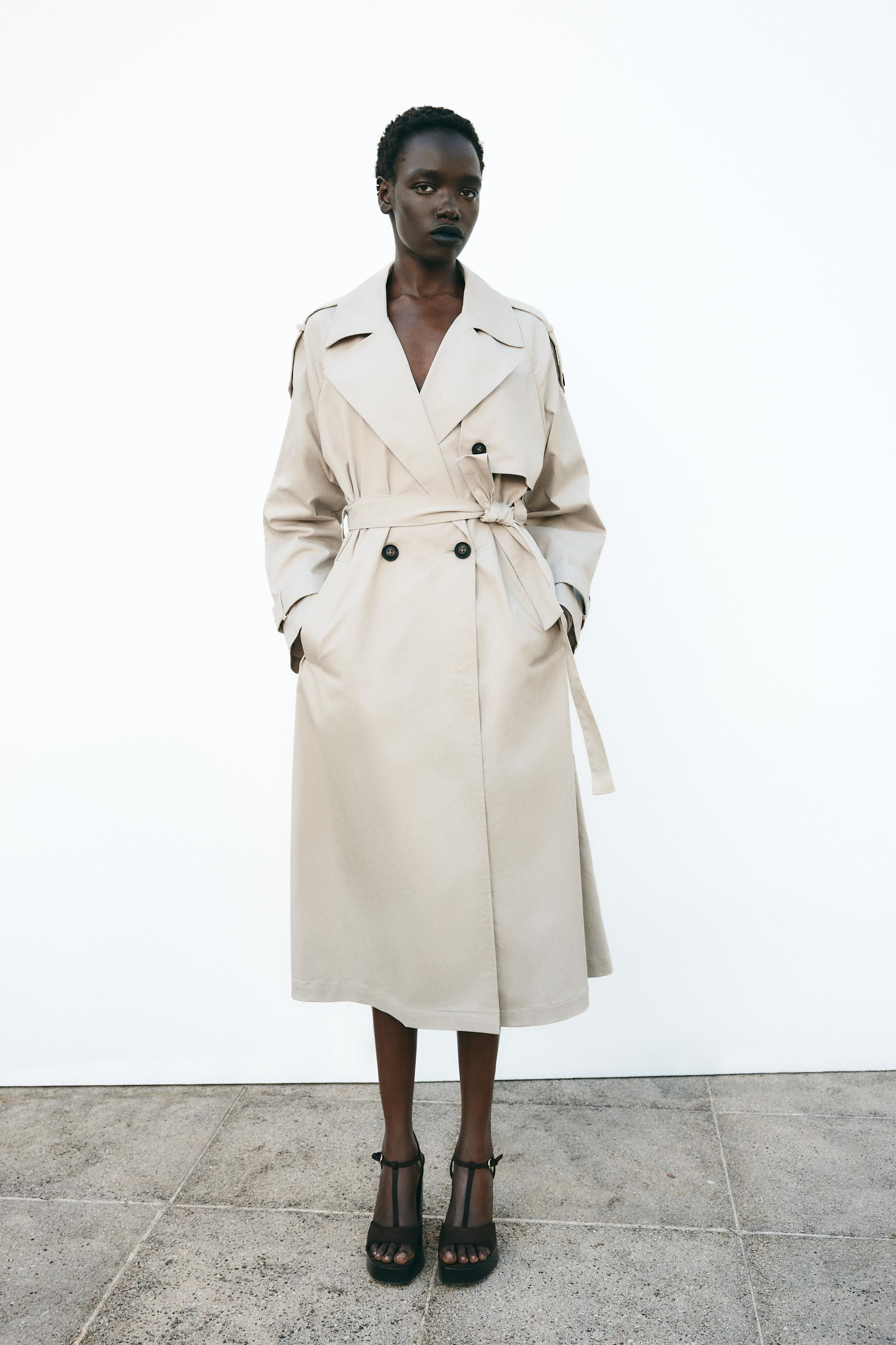 BELTED DOUBLE-BREASTED TRENCH COAT | Zara US