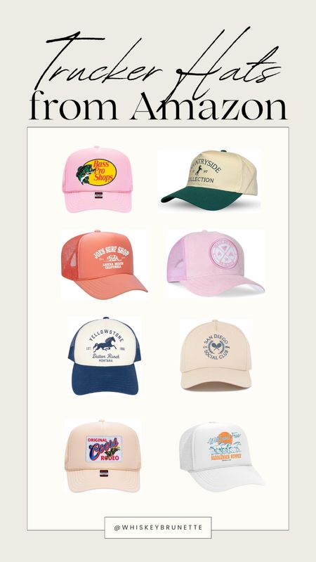 Trucker hats from Amazon to grab! So cute.

Trucker Hats | Baseball Hats

#LTKfindsunder50 #LTKsalealert #LTKover40