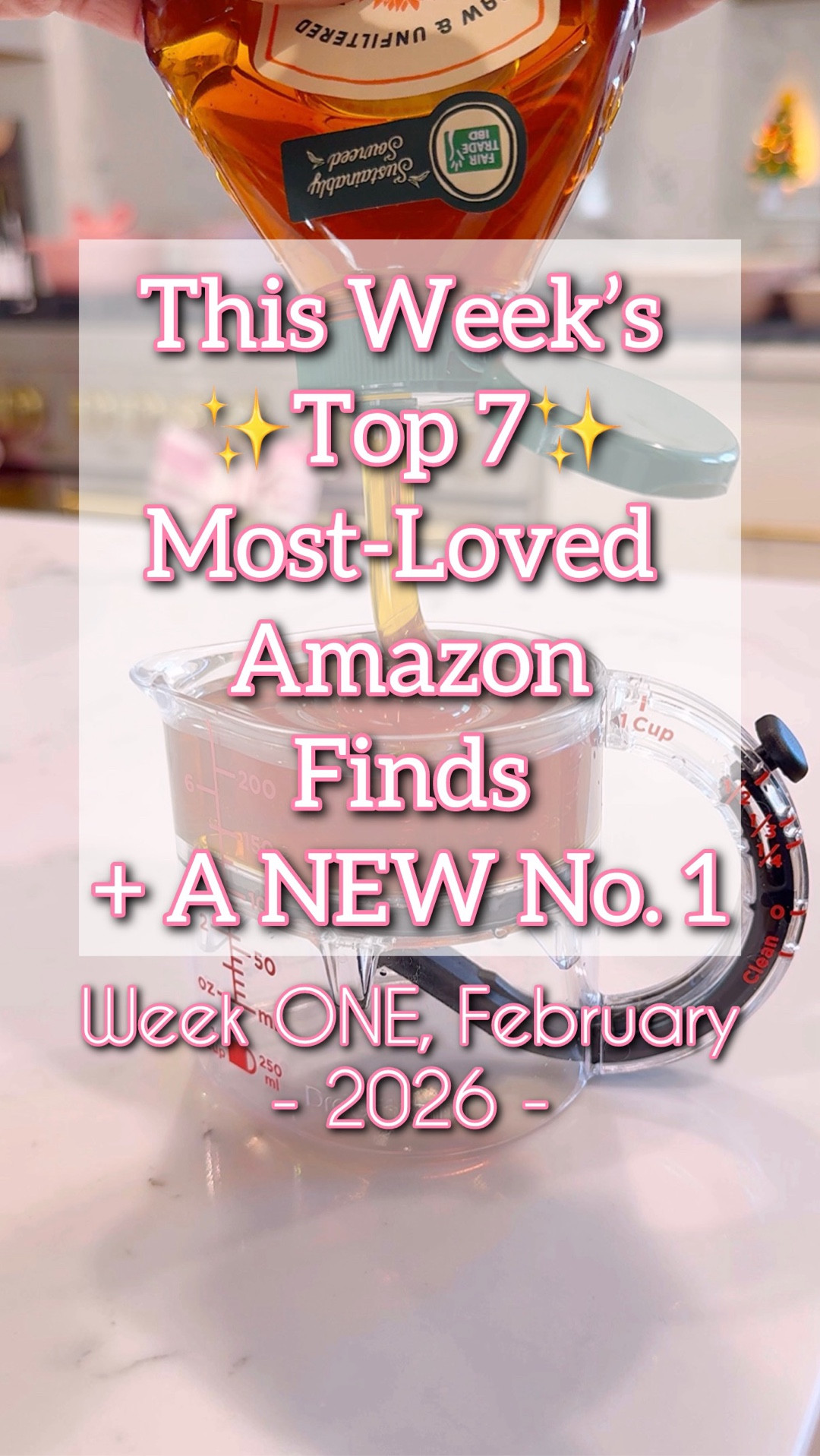 This week’s Top 7 Most‑Loved Amazon Finds • Vacuum mop for everyday messes • Motorized blinds that install without drilling • Retractable charger for clutter‑free counters • Adjustable measuring cup for precise cooking • Oven liners for easy cleanup • Sink edge protectors for scratch‑free counters • Seasonal storage that keeps everything protected
#amazonfinds #ltkhome #ltkcleaning #ltkorganization #kitchenessentials