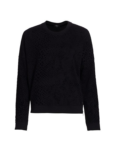 Marlo Cotton-Blend Side-Zip Sweater | Saks Fifth Avenue