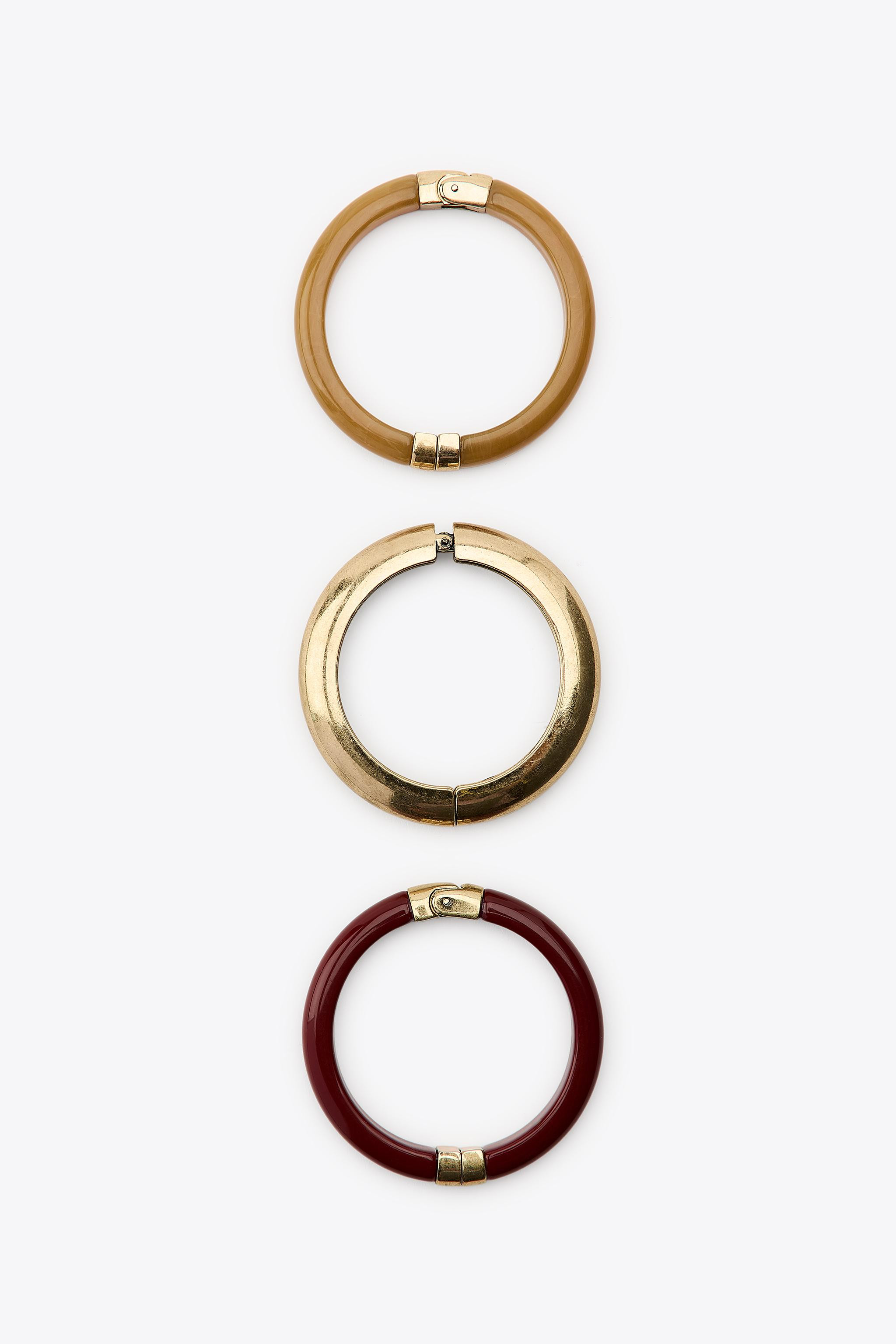 3-PACK OF RESIN BRACELETS | Zara Canada