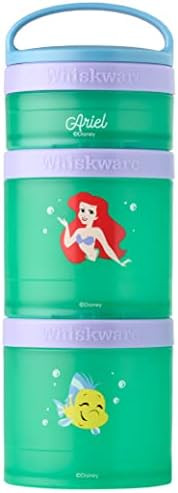 Whiskware Disney Princess Containers for Toddlers and Kids 3 Stackable Snack Cups for School and ... | Amazon (US)