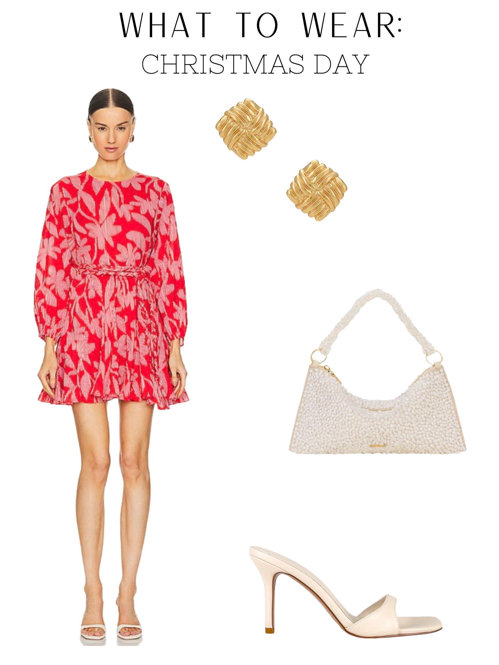 The perfect red dress for Christmas Day! #xmasday #xmasdress And on sale!! 

#LTKHoliday #LTKParties #LTKStyleTip