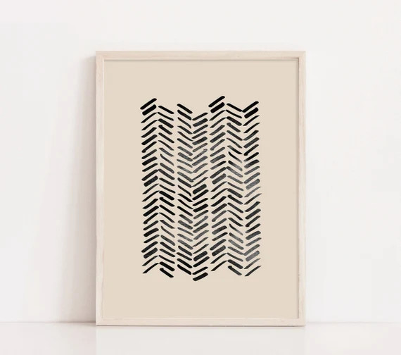 Beige Black Prints ,Minimal Room Print, Line Art Decor, Abstract Poster, Downloadable Art, Neutra... | Etsy (US)