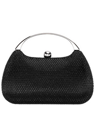 Crystal Minaudiere with Metal Handle | Macy's