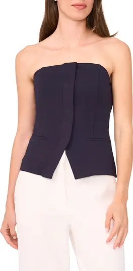 Strapless Ponte Tailored Weskit Top | Nordstrom