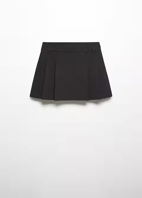 Pleated mini-skirt -  Women | Mango USA | MANGO (US)