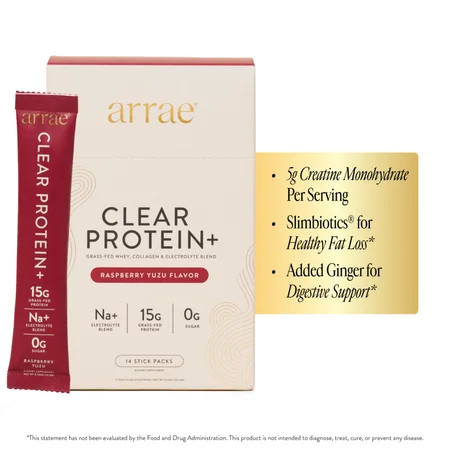 Arrae Clear Protein+ 15g Raspberry Yuzu (14ct) | Walmart (US)