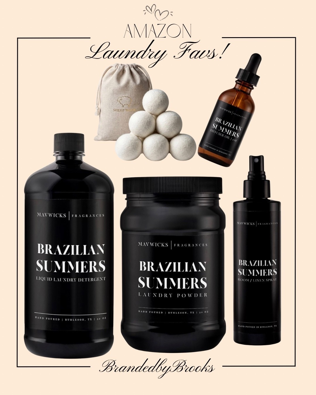 🧺✨ My favorite laundry routine, all from Amazon! Brazilian Summers is the BEST scent for making laundry smell fresh, clean & luxurious 🤍 I use the detergent + powder, wool dryer balls, diffuser oil & room/linen spray—and I’m officially obsessed!

If you want your laundry to smell AMAZING, you need this combo! 🫧✨

#LTKdayinmylife #LTKmomlife #LTKHome