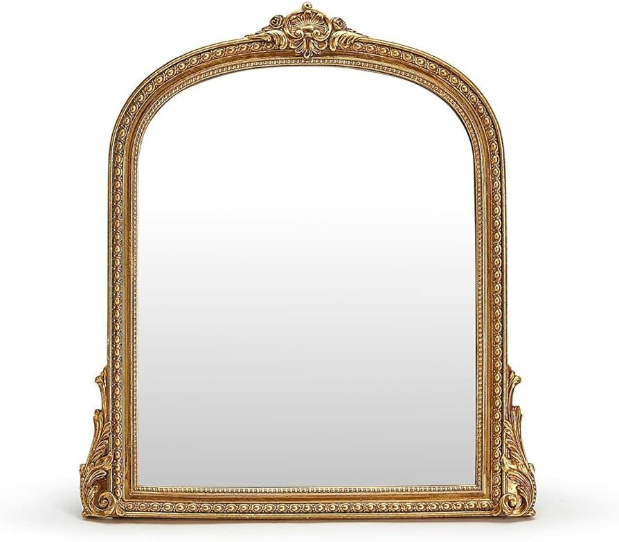Two's Company Gold Fleur 8X10 Mirror (Stands Or Hangs Vertically) - Resin | Amazon (US)