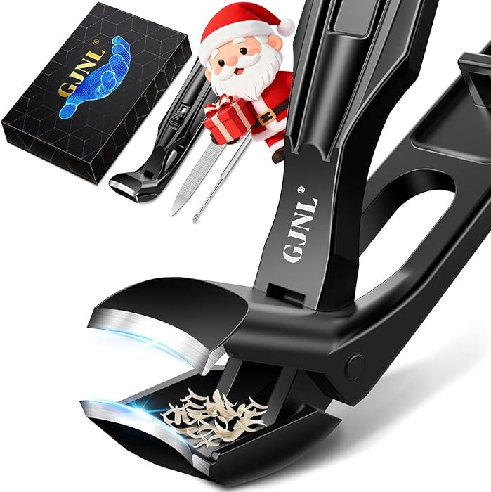 Toenail Clippers for Seniors Thick Nails - Stocking Stuffers for Men Angled Head Nail Clippers wi... | Amazon (CA)