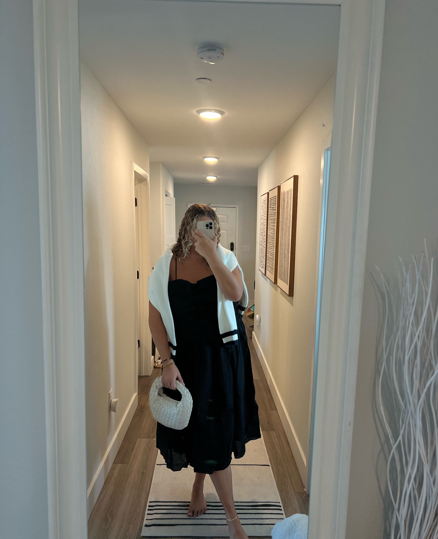 Casual black midi dress and white sweater over the shoulder from vici for an easy way to transition summer dresses for end of summer and fall. Casual fall outfit idea, fall date night outfit look or back to school outfit idea. 


The dress runs small so. Size  up! 

#LTKFallSale #LTKxVICI #LTKBacktoSchool