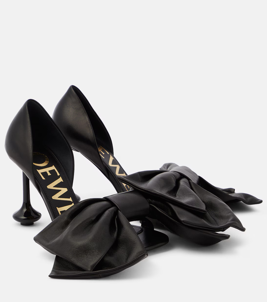 Toy bow-detail leather pumps | Mytheresa (UK)