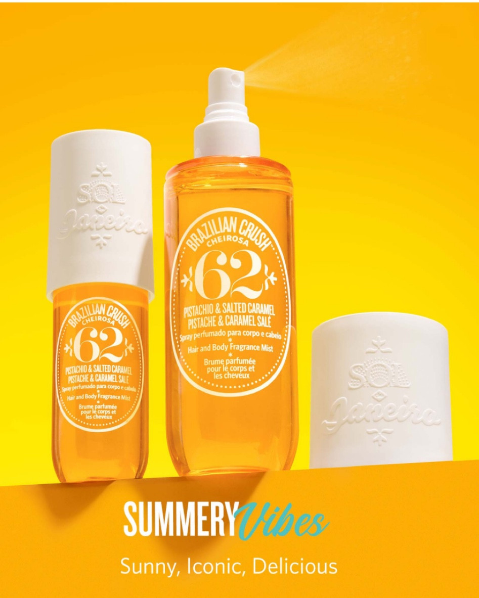 ONLY AT SEPHORA
Sol de Janeiro  Brazilian Crush Body
Fragrance Mist

I’m obsessed with this sweet vanilla beachy scent!



#LTKFind #LTKbeauty #LTKsalealert