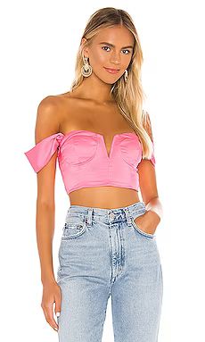 superdown Coralia Bustier Top in Pink from Revolve.com | Revolve Clothing (Global)