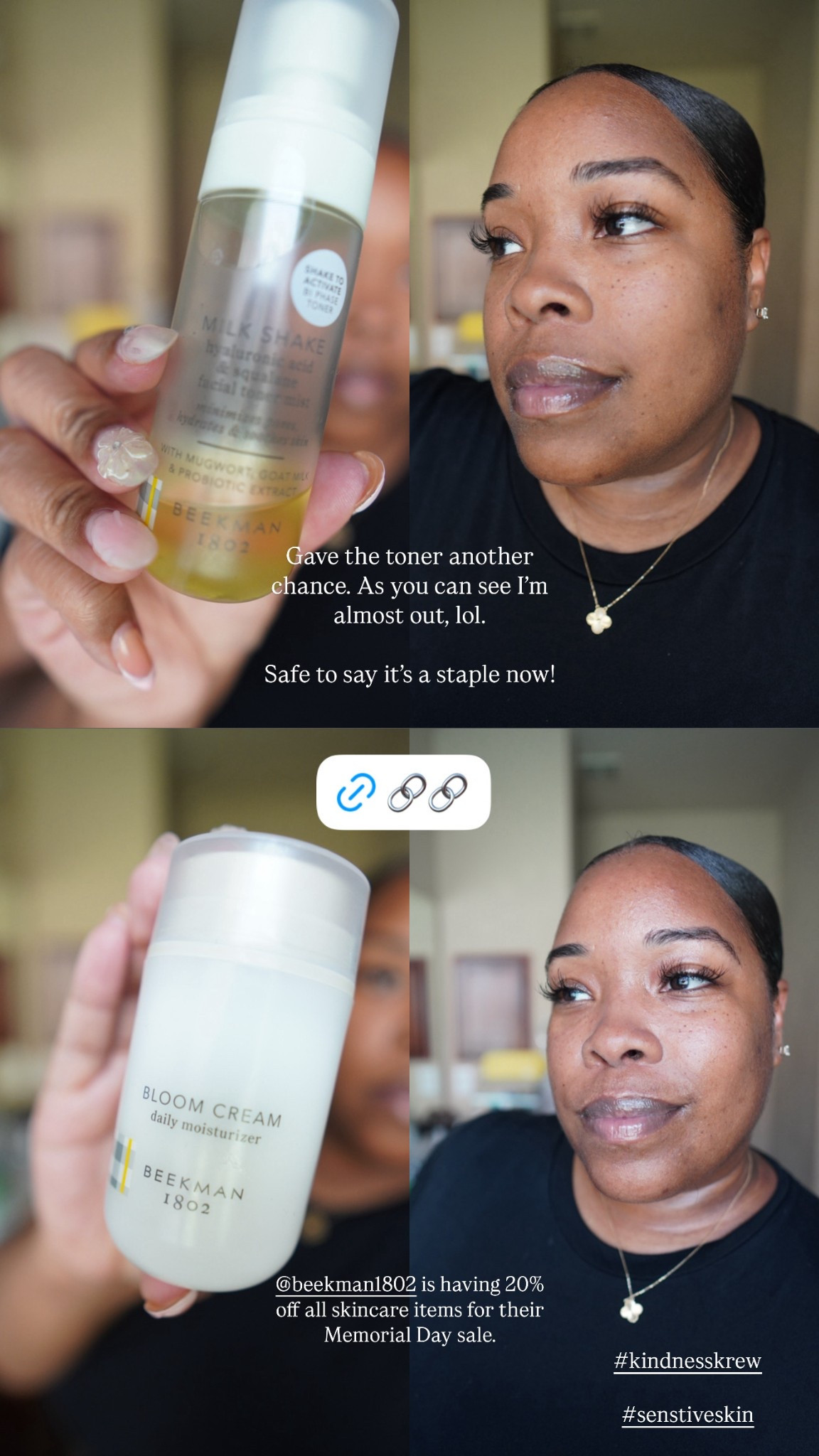 The toner and moisturizer is soooo goood!!! #skincare #beekman1802 

#LTKBeauty #LTKFindsUnder50 #LTKSaleAlert