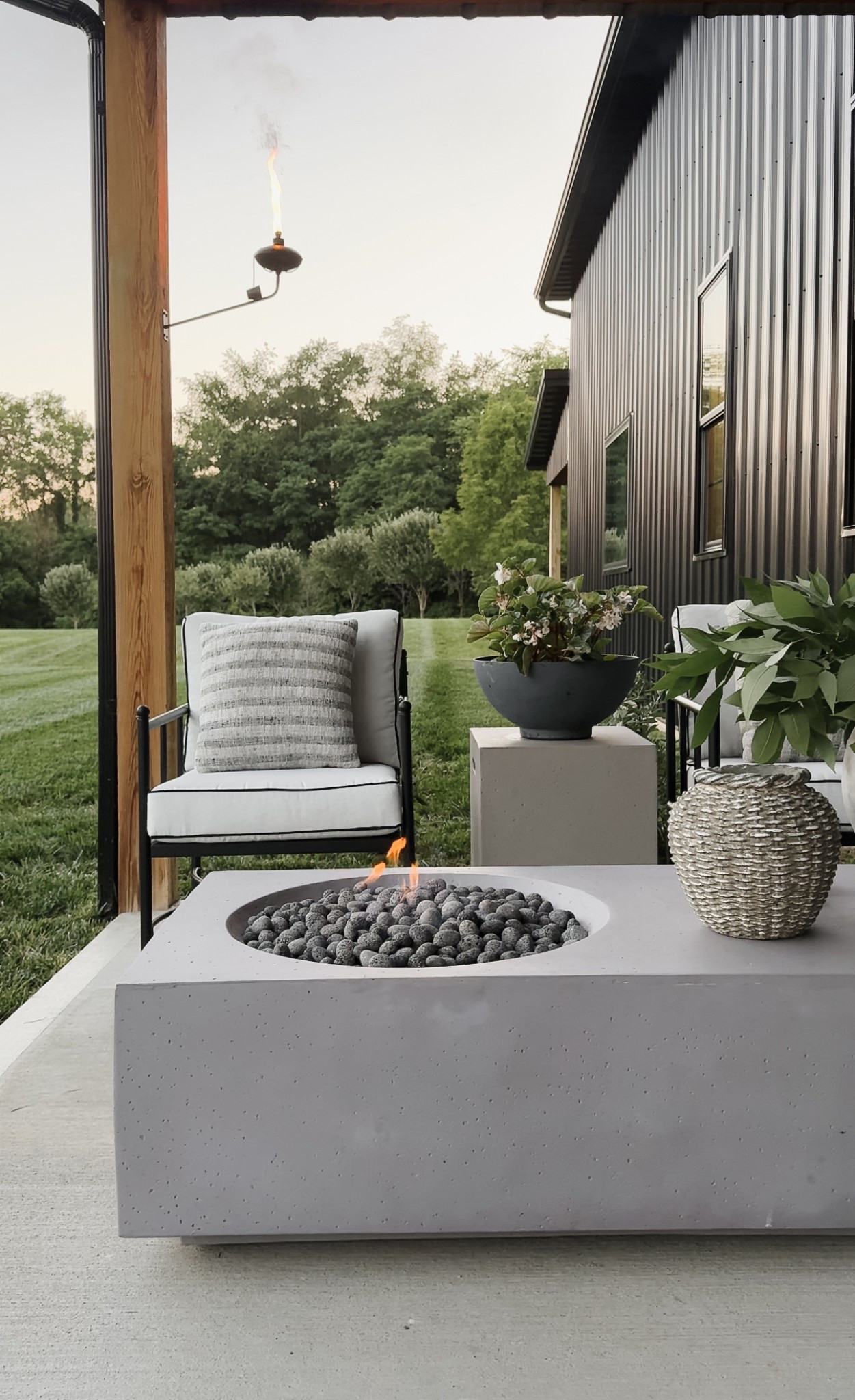 It’s almost that time. Patti weather is right around the corner sharing my very favorite corner on our porch, these chairs are very affordable from Amazon, outdoor fire table from Wayfair, also love the citronella wall sconces from Amazon. They were super popular last year.

#LTKStyleTip #LTKSaleAlert #LTKHome