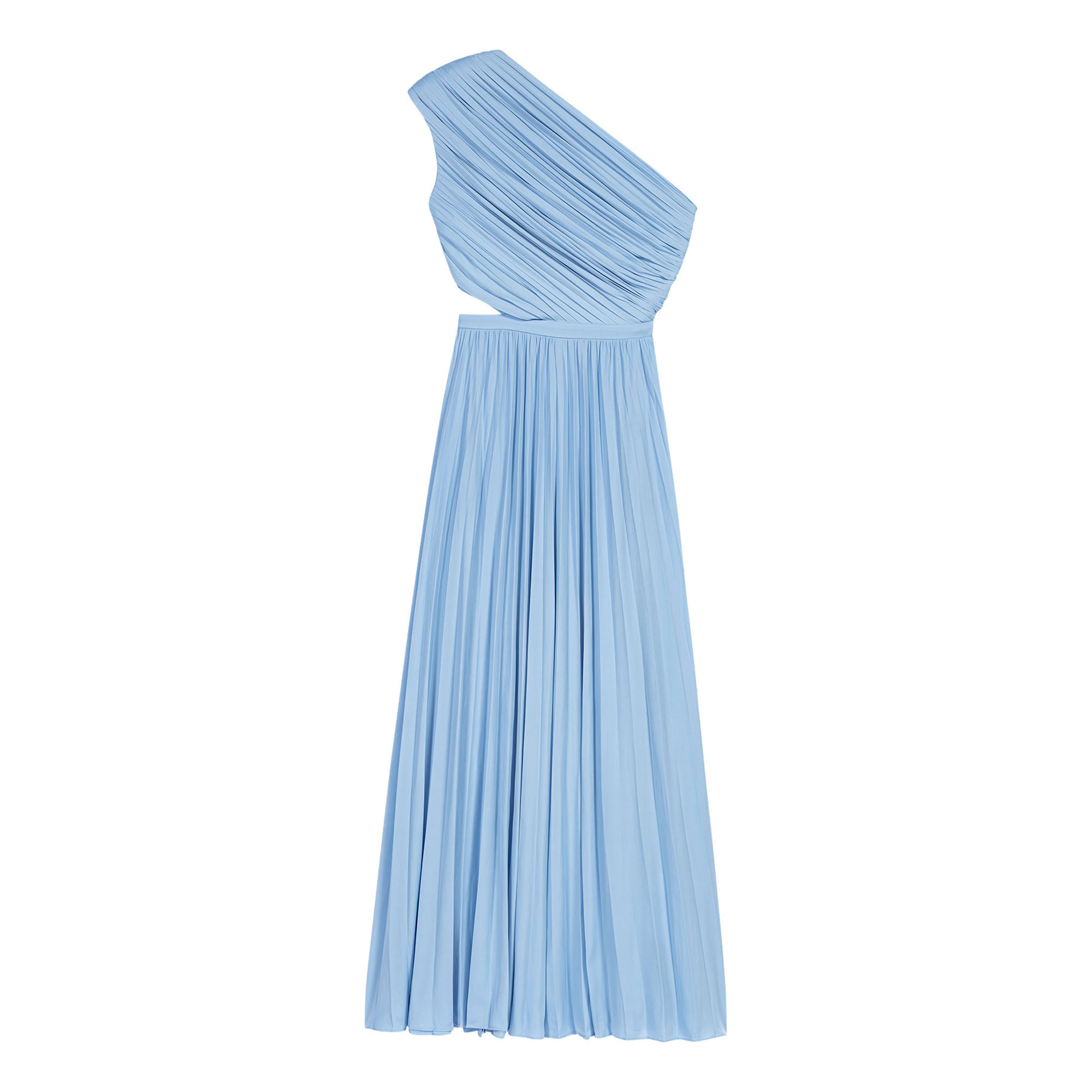 MAJE Revi One Shoulder Dress - BLUE SKY | Brown Thomas (IE)