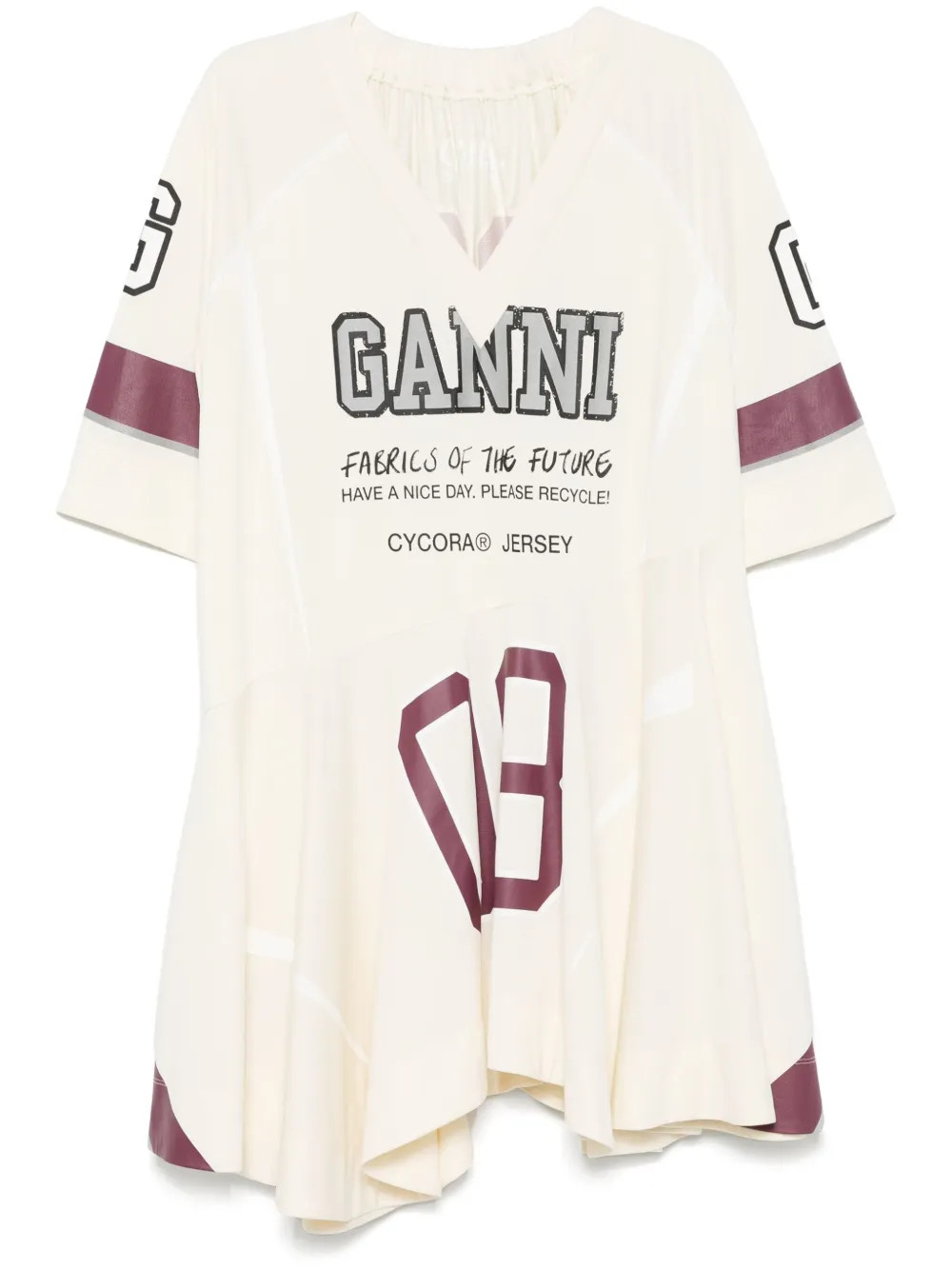 GANNI Future Mesh Mini Dress  | Neutrals | FARFETCH | Farfetch Global