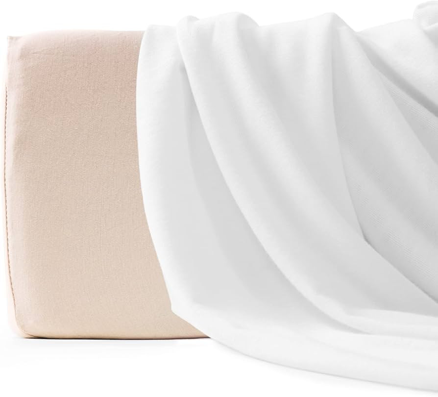 Supersoft Crib Sheets 2-Pack, Premium Bamboo Viscose Stretchy Fitted Crib Sheet, Hypoallergenic B... | Amazon (US)