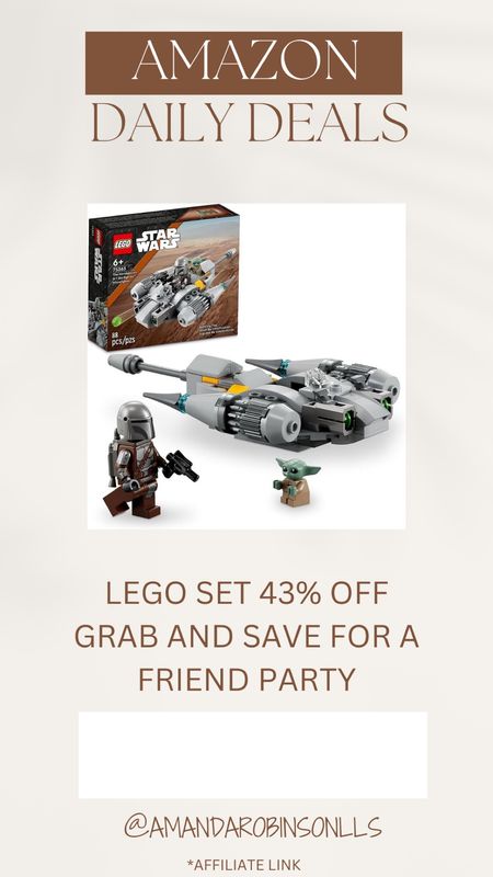 Amazon Daily Deals
Star Wars Lego 43% off

#LTKSaleAlert #LTKKids