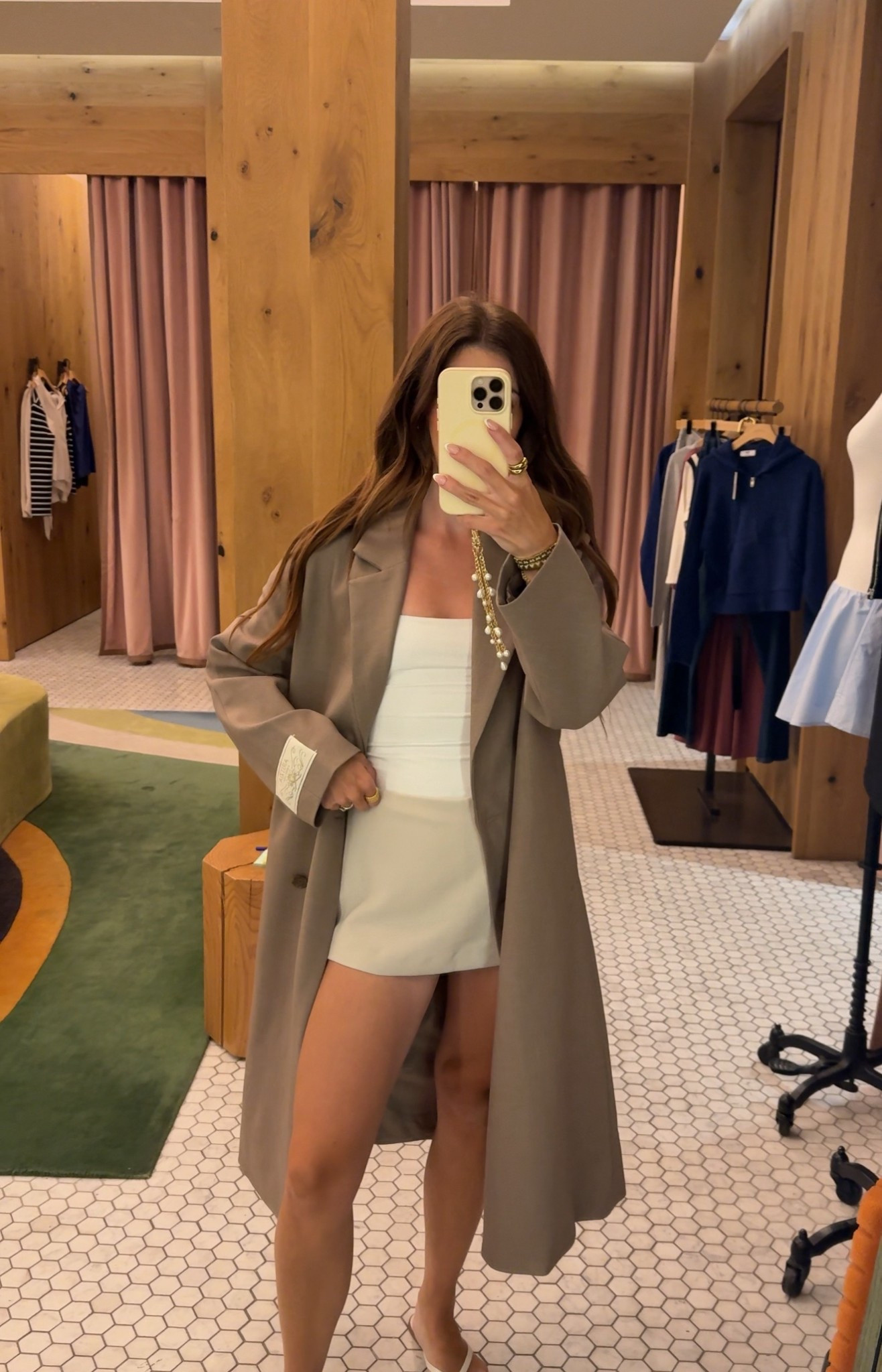 Jacket: XS 
Skirt: size 4 
Tank: small 