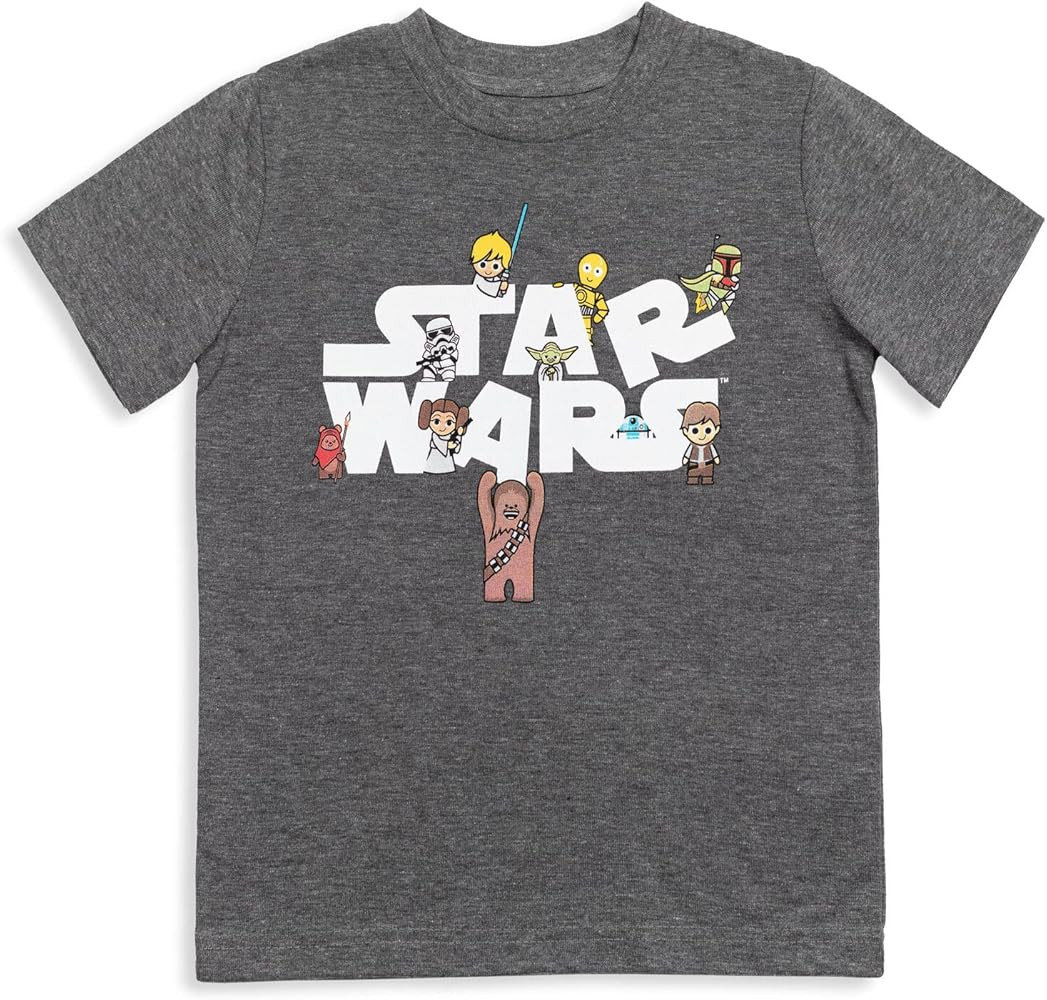 STAR WARS The Mandalorian Darth Vader Chewbacca Stormtrooper 3 Pack T-Shirts Infant to Big Kid | Amazon (US)