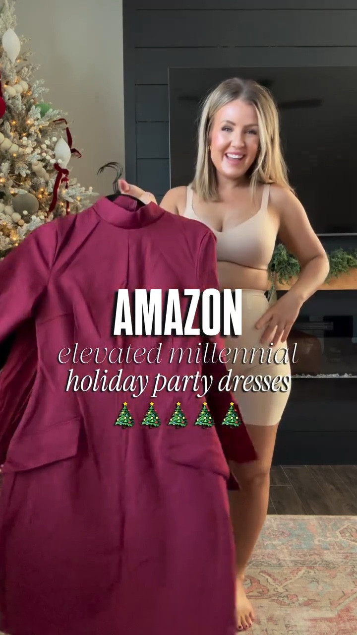 Amazon elevated millennial holiday party dresses!


#LTKgrwm #LTKHoliday #LTKootd