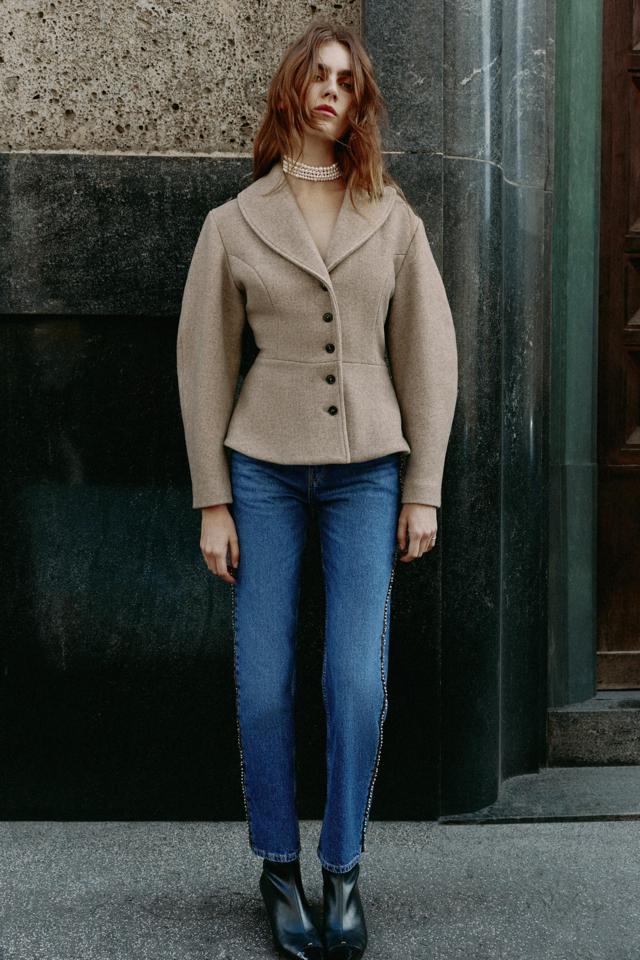 SOFT PEPLUM JACKET | Zara US