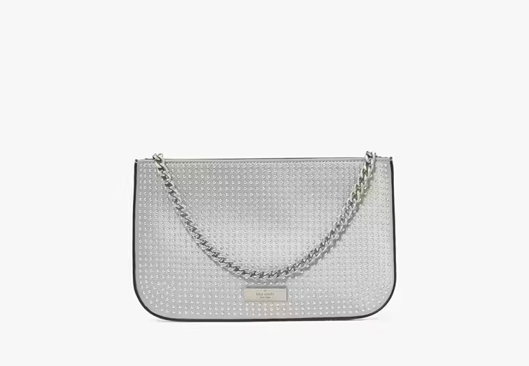 Kate Spade Madison Pochette, Silver | Kate Spade Outlet