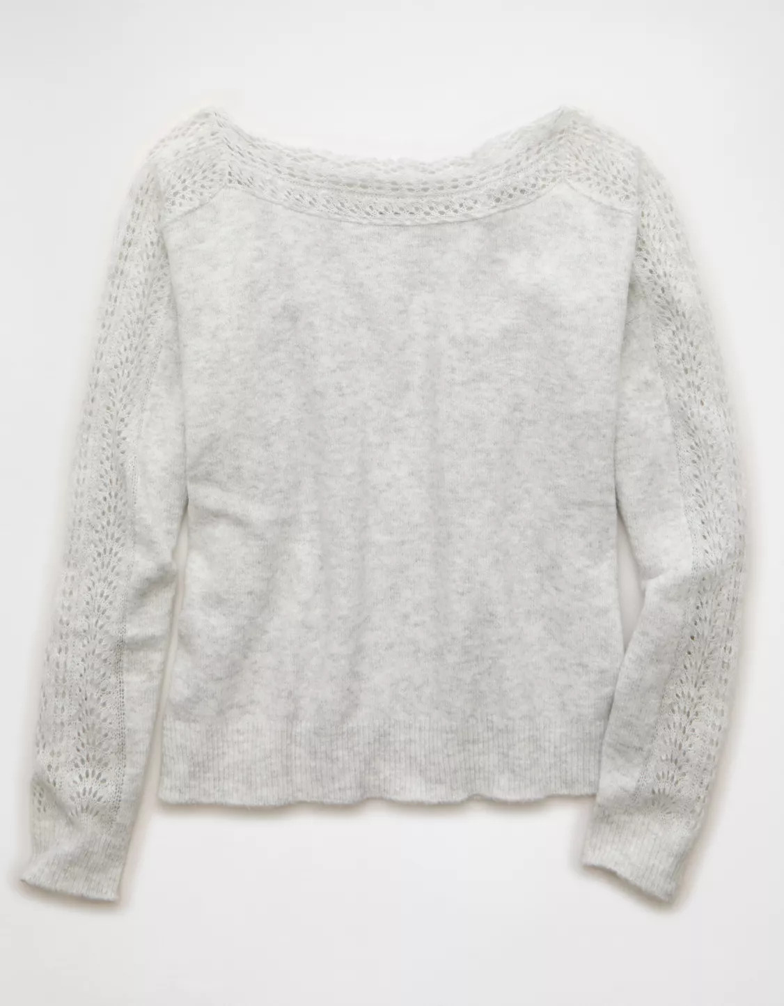 AE Whoa So Soft Lace Sweater | American Eagle Outfitters (US & CA)