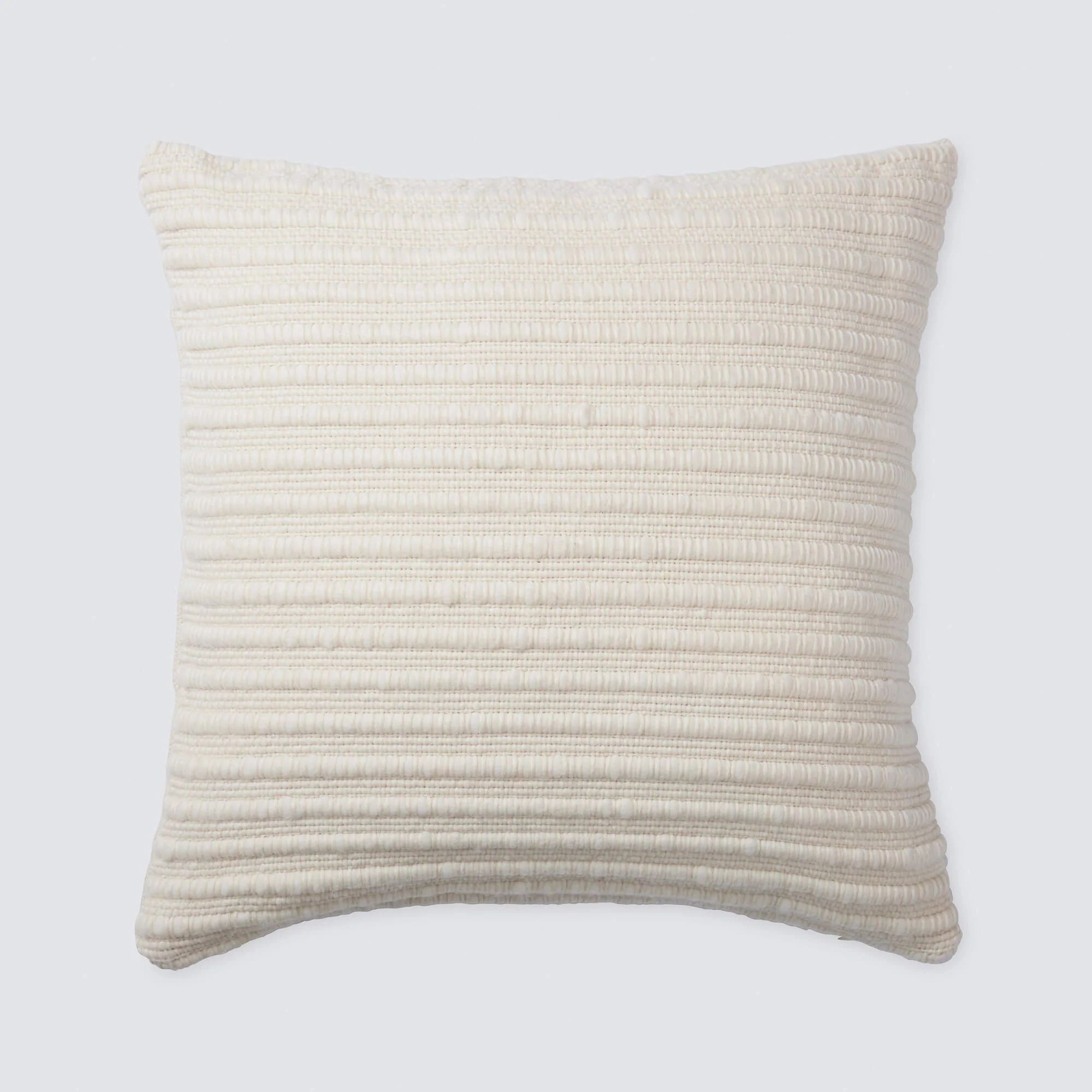 La Duna Textured Pillow | Neutral Accent Pillow   – The Citizenry | The Citizenry