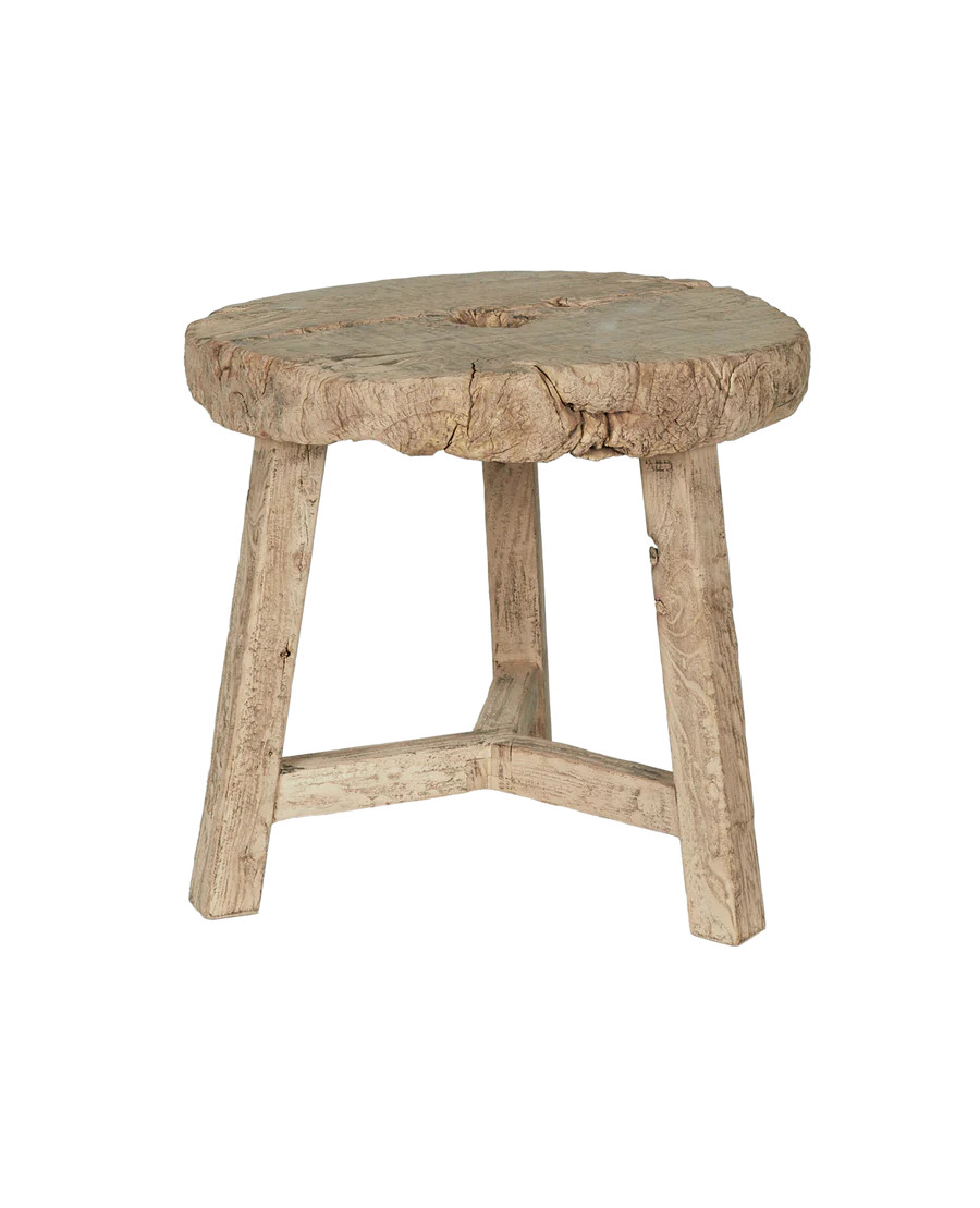 Olive Ateliers Reclaimed Wheel Side Table from China | Olive Ateliers