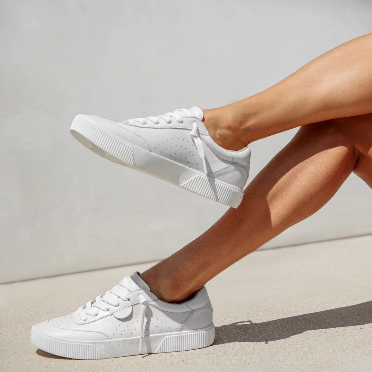 Lay Day Seas: Women's White Leather Sneakers | REEF® | Reef