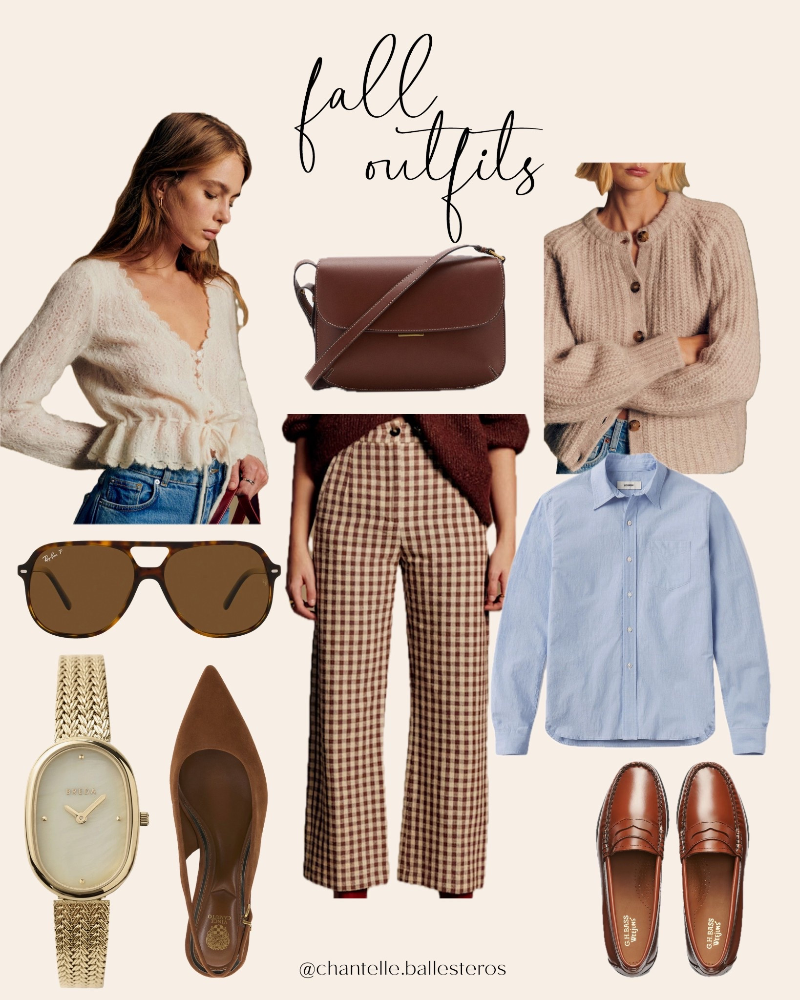 Fall outfit inspiration 🤎🍂 I’ve been wearing these gingham pants during summer but I can’t wait to style them up for fall  

#LTKStyleTip #LTKFallSale #LTKSeasonal