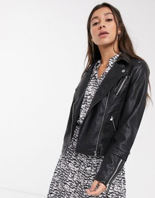 Only faux leather biker jacket | ASOS (Global)