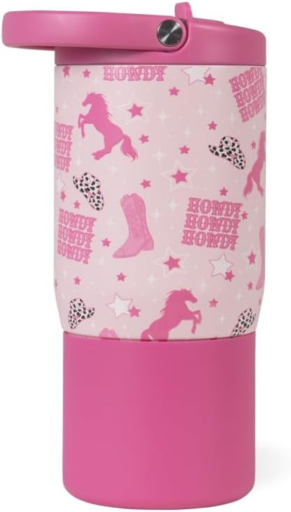 HydroJug Kids 14 oz Sport Water Bottle – Stainless Steel, Insulated, 100% Leakproof, With Carry... | Amazon (US)