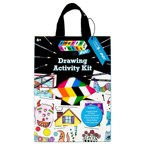 Smarts & Crafts Magic Drawing Activity Craft Kit with Case (39 Pieces) - Walmart.com | Walmart (US)