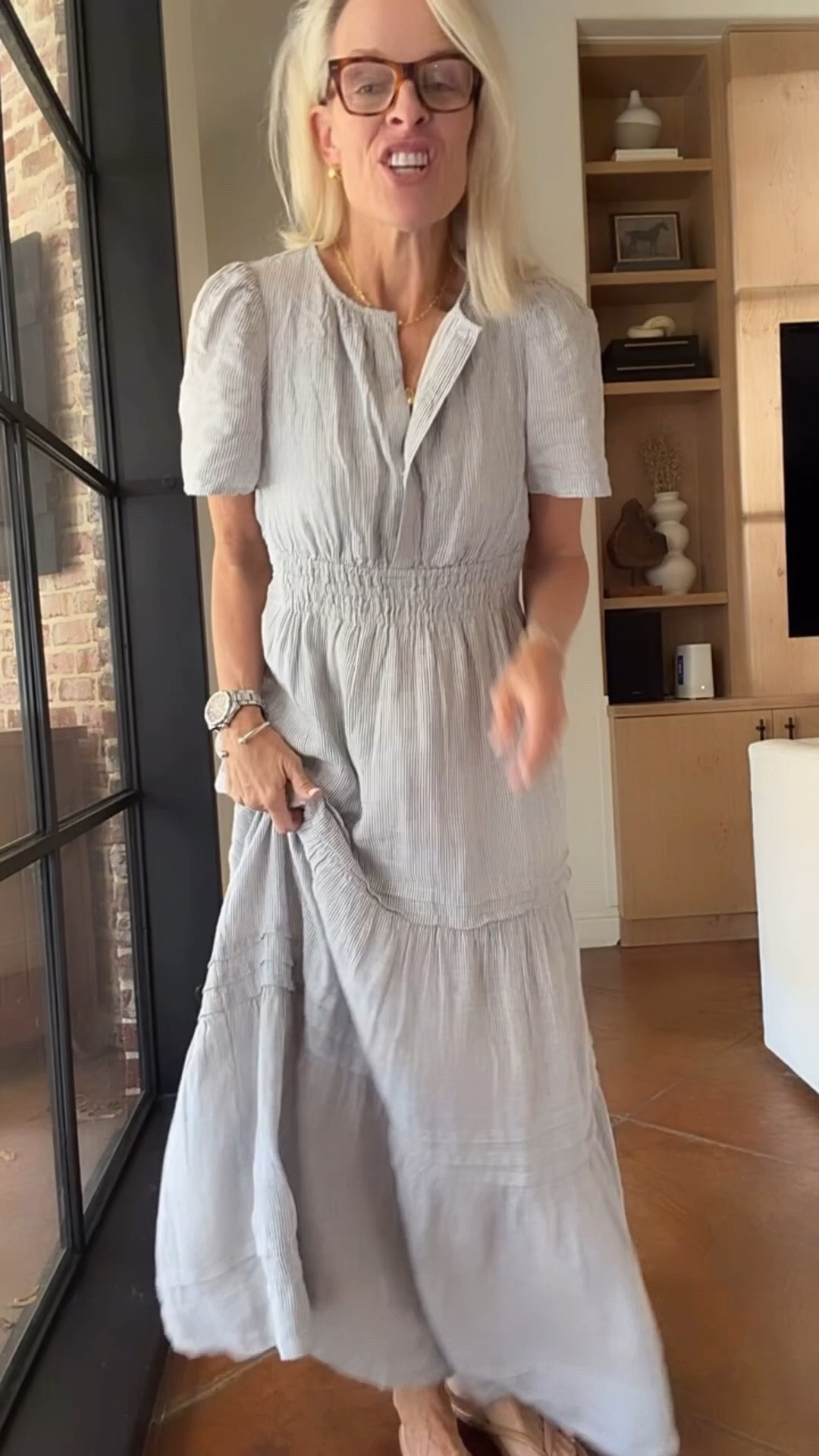 Spring summer items from @onequince 
Ahhh their linen is so good! 

All fit tts and all dresses are lined 

#quincepartner 

#LTKTravel #LTKOver40 #LTKootd