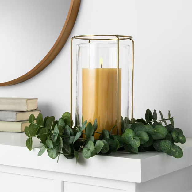 Faux Eucalyptus Wreath - Hearth & Hand™ with Magnolia | Target