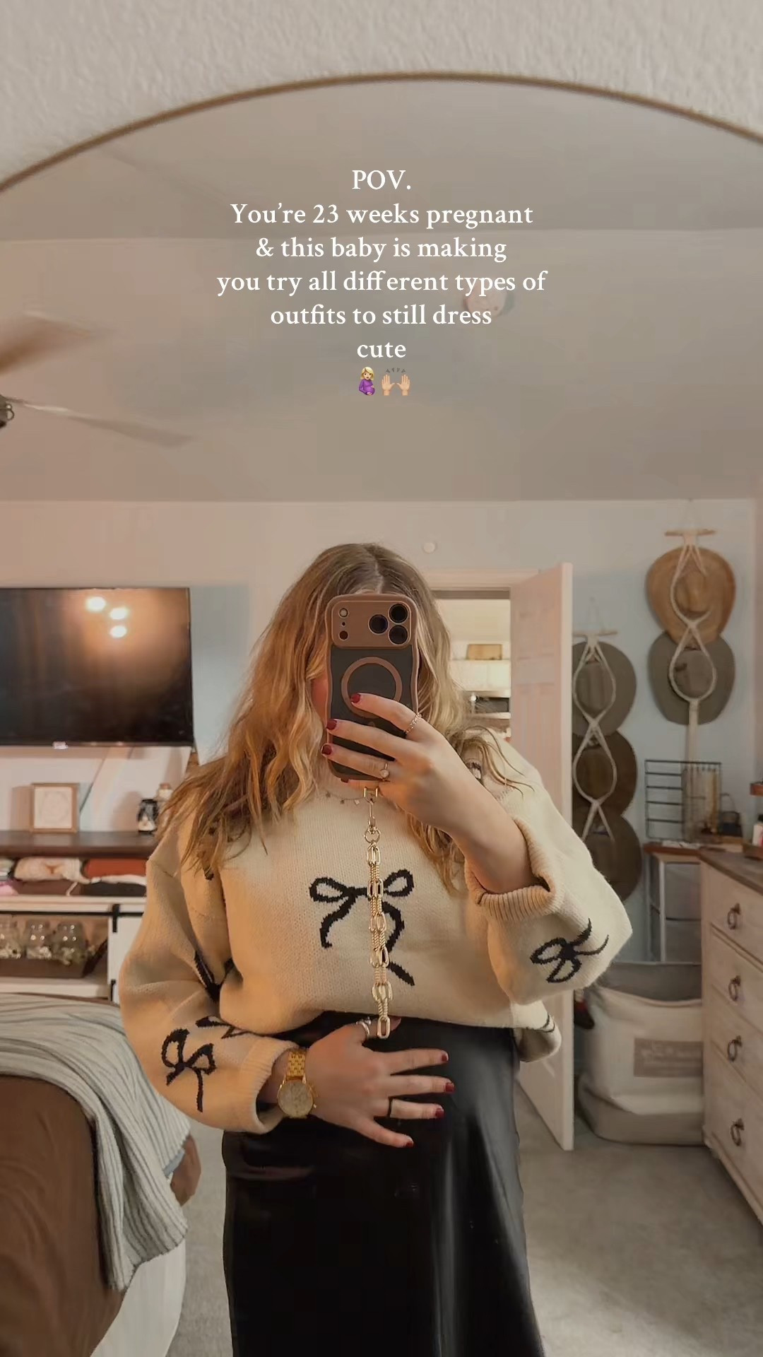 Cute maternity office outfit. Ootd. Bows. Maxi skirts 

#LTKootd #LTKBump #LTKWorkwear